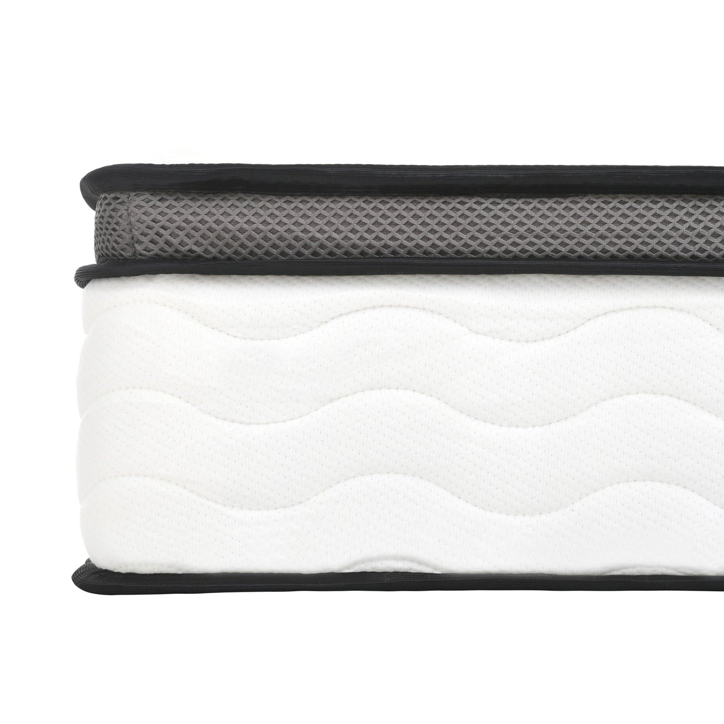 10" Hybrid Medium Firm Mattress With Memory Foam & Pocket Coils