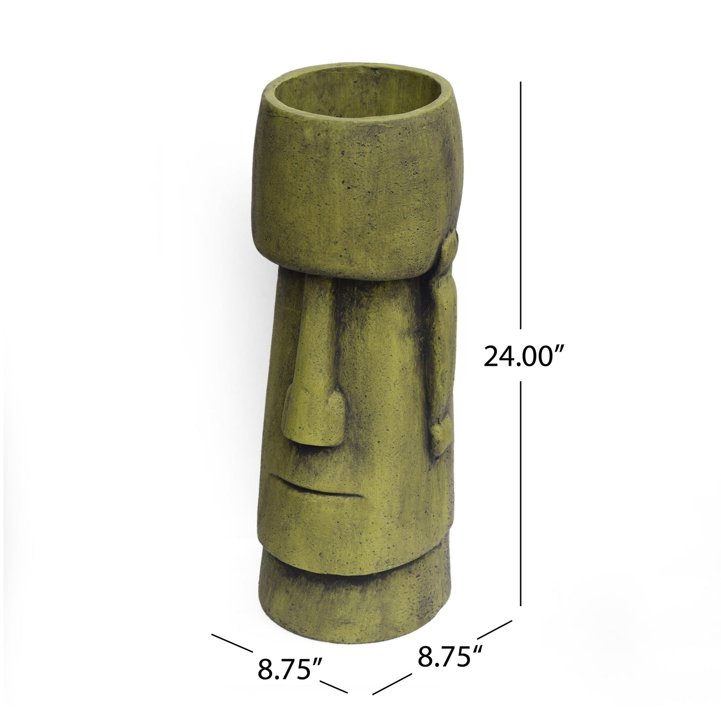 Glacier Cast Stone Urn Planter