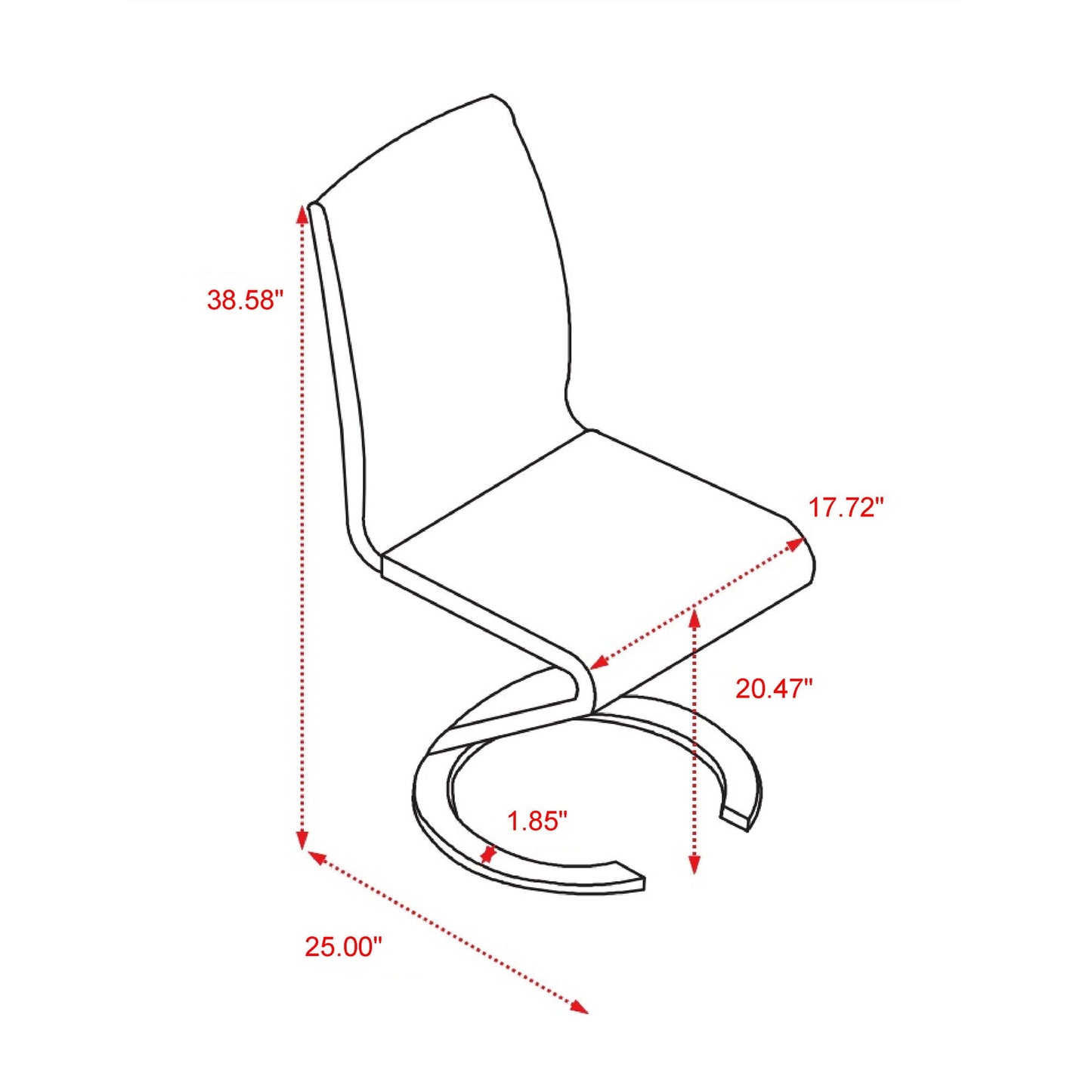 Marcus - Horseshoe Dining Chairs (Set of 2)