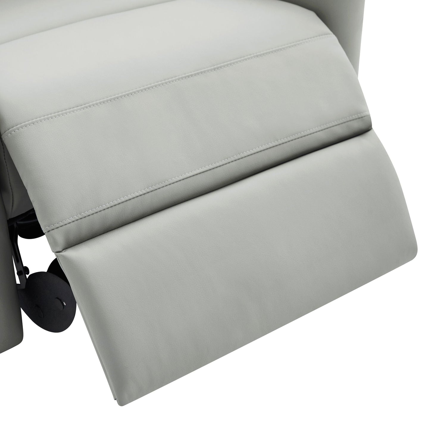 Manual Recliner Swivel Rocking Chair With 8-Point Massage and Heating