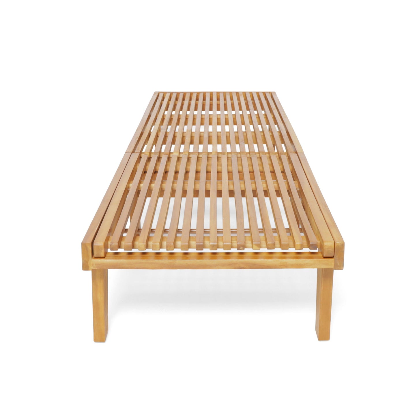 Nadine Stylish Chaise Lounge Chair - Teak