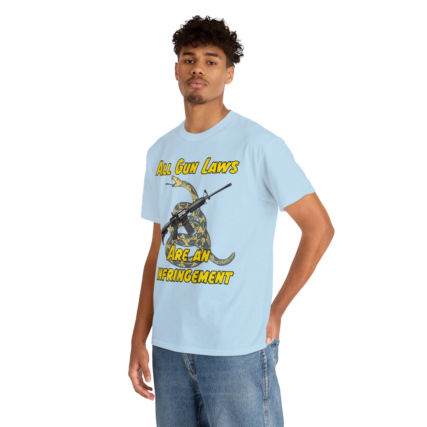 All Gun Laws Are Infringements AR15 Gadsden T-Shirt
