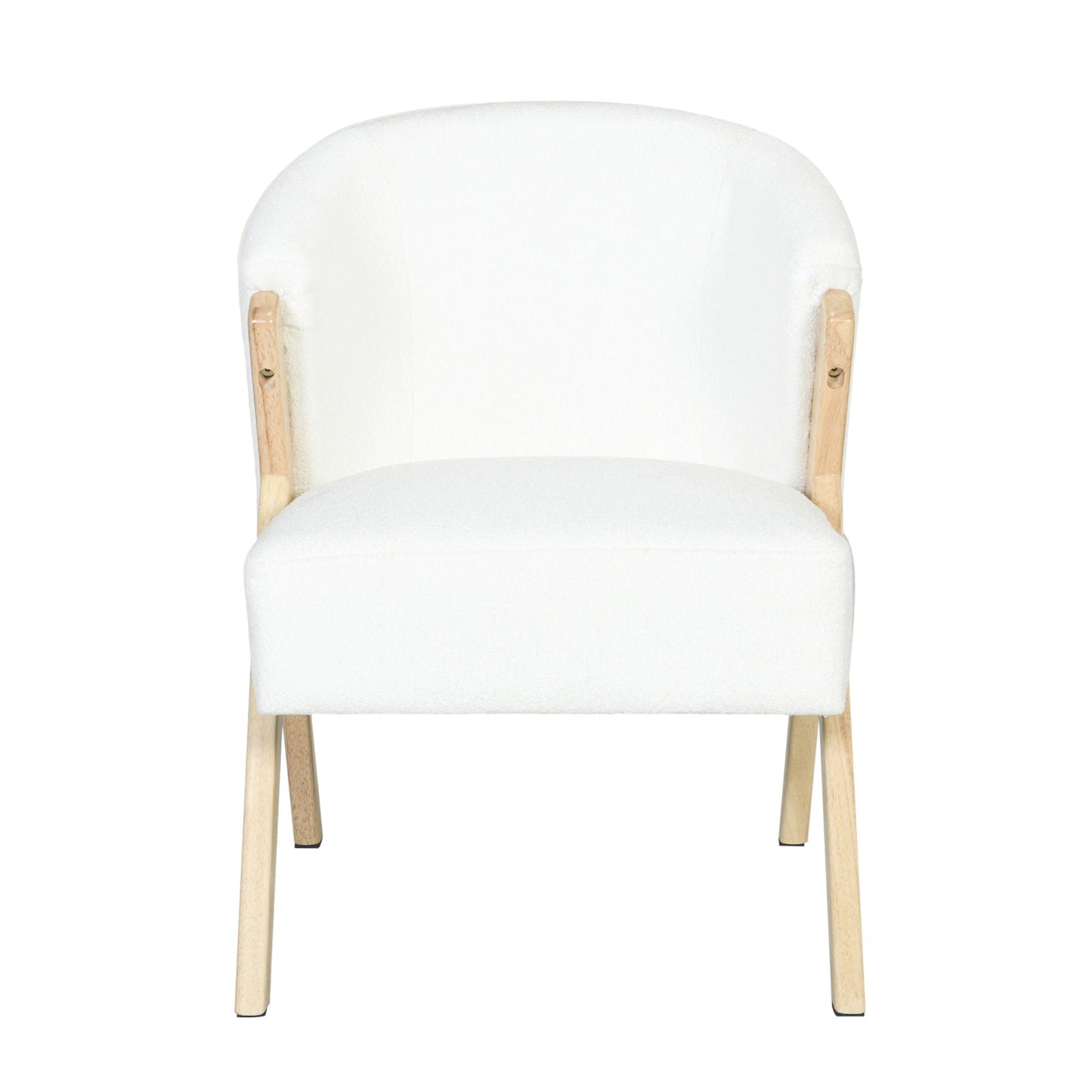 Modern Accent Chair with Polyester Upholstery and Minimalist Lounge Design