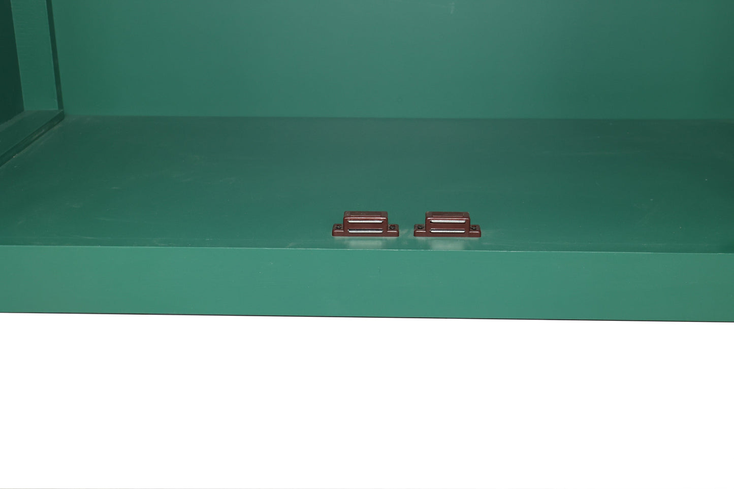 59in Green Accent Cabinet with 4 Doors Mid Century Modern Buffet