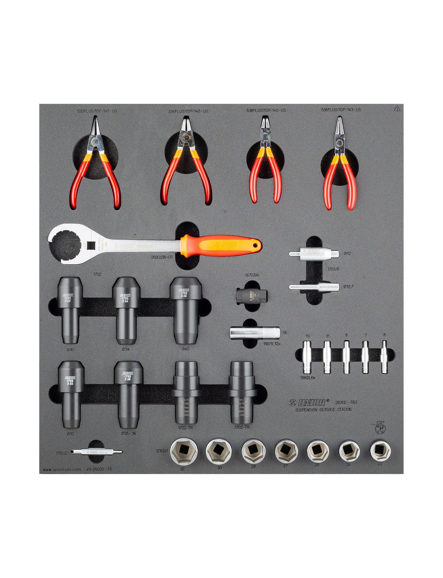 Unior Suspension Overhaul Drawer 3 V2 Black Tool
