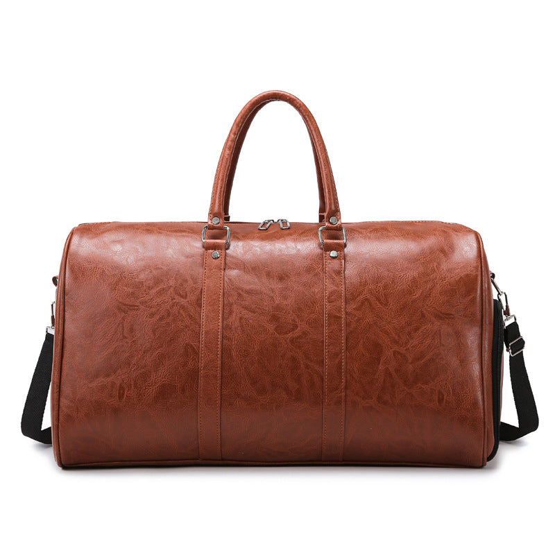 Men's And Women's Cylinder PU Leather Yoga Bag