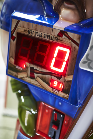 Kalkomat Lumberjack Hammer Game Machine