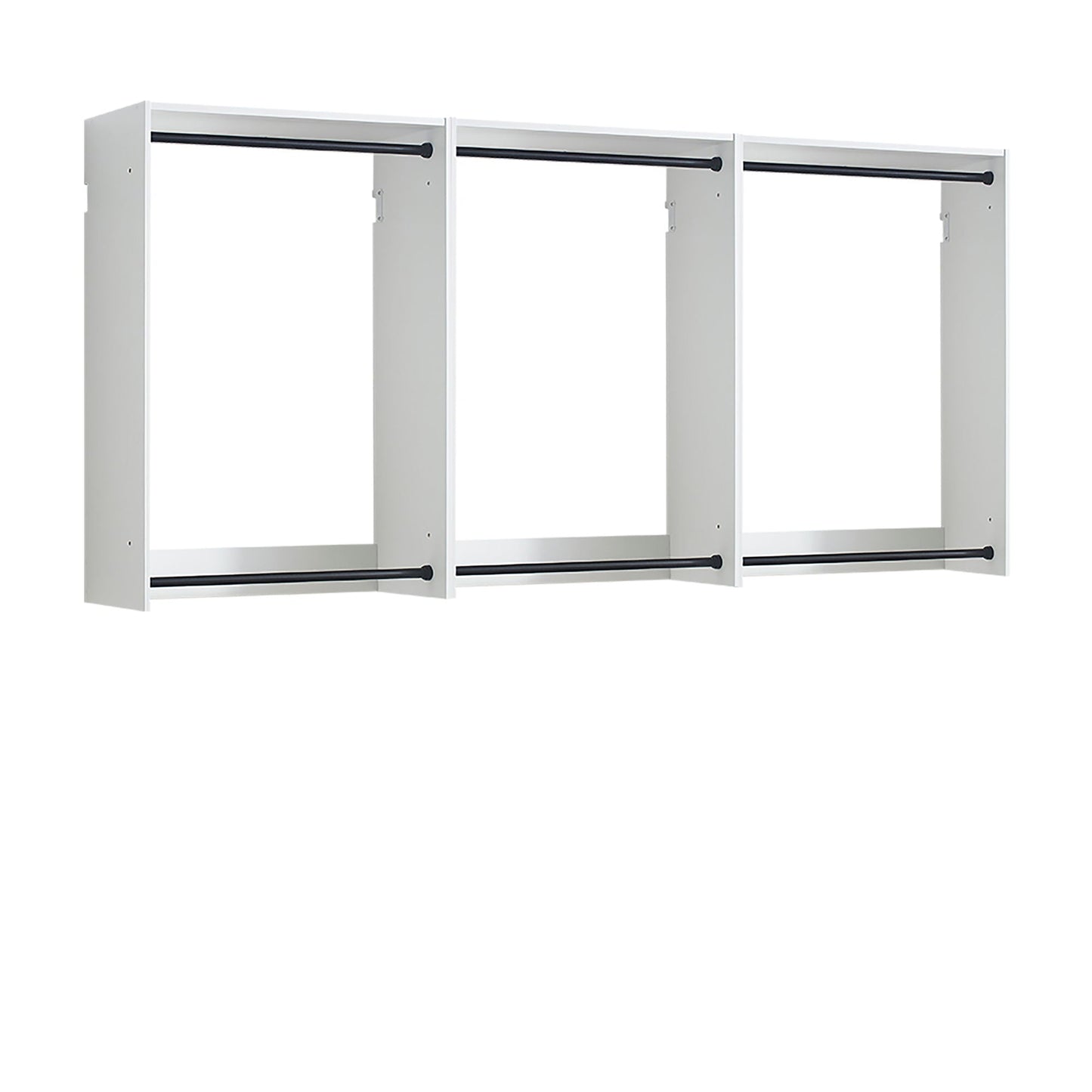 Devi - Wall Mounted Wood Closet System, Modular Units
