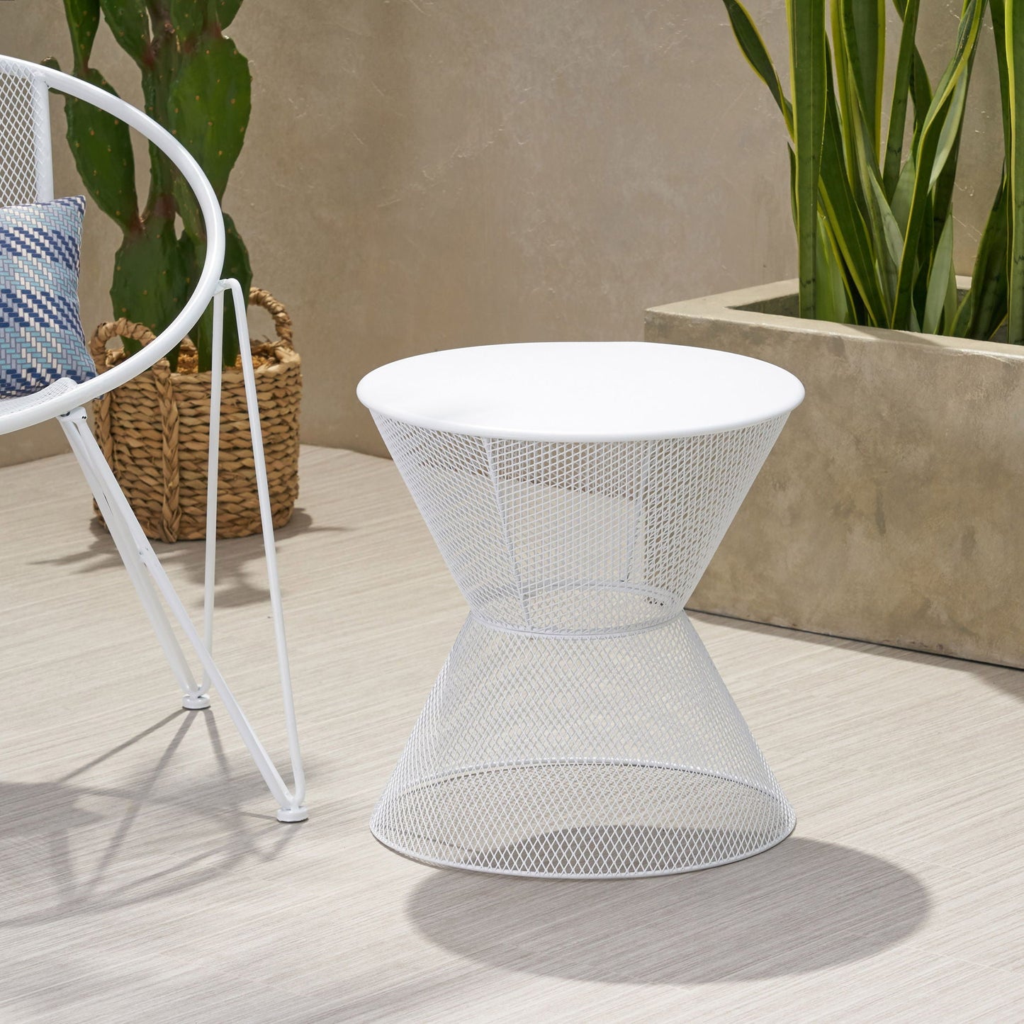 Nevada Contemporary Side Table With Design