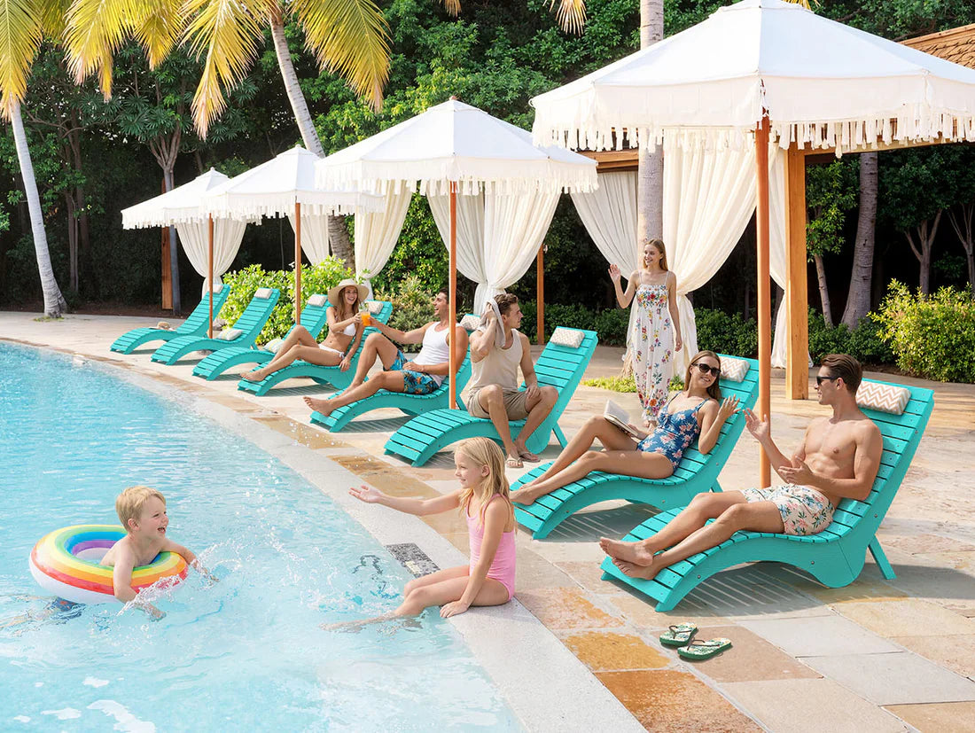 AquaCurve™ AquaWave Sun Shelf Chairs for In-Pool Use
