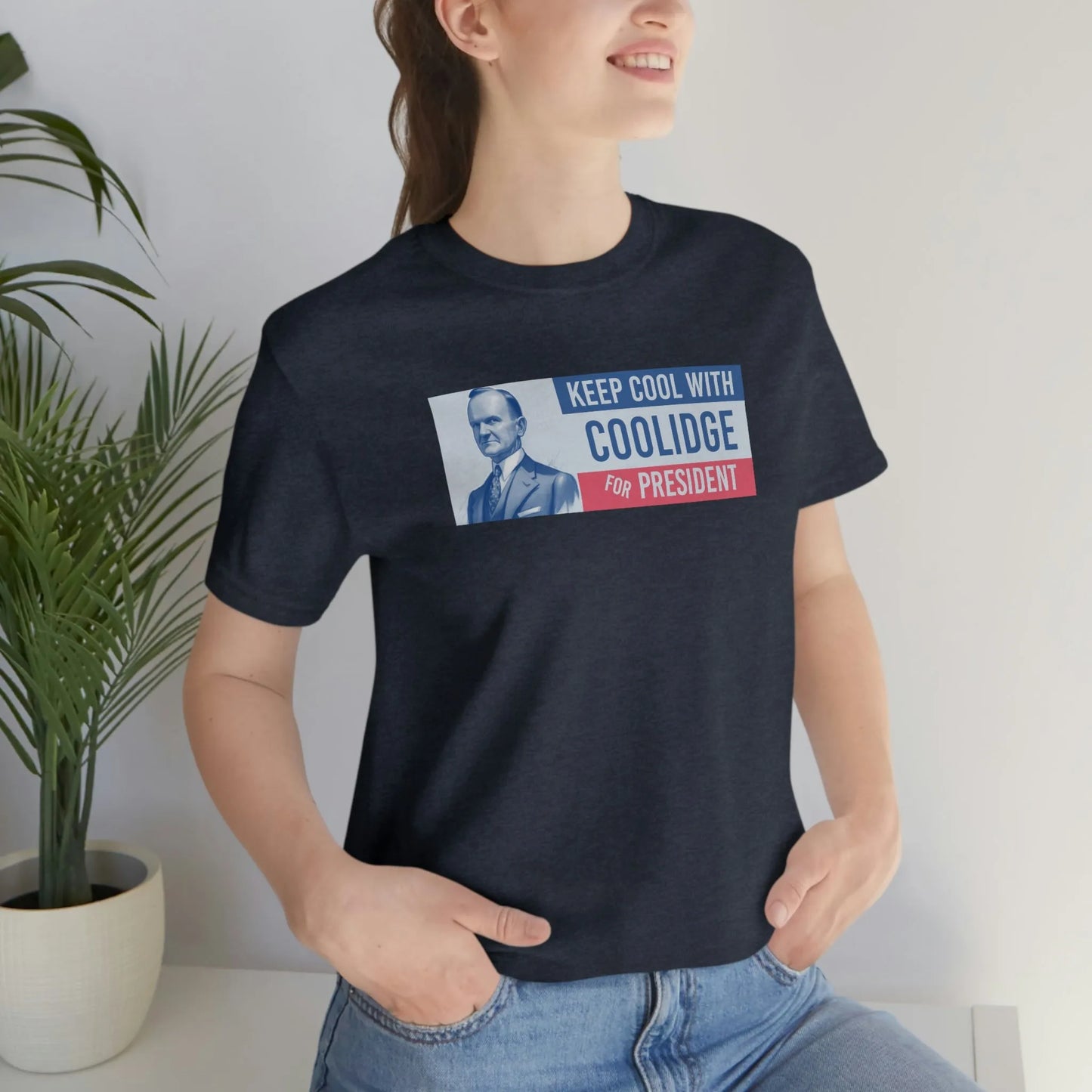 Keep Cool With Coolidge For President Calvin Coolidge T-Shirt