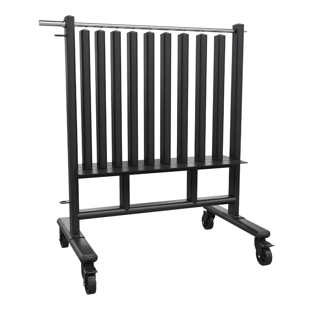 Power Systems Premium Dumbbell Storage Rack with 44 Black Neoprene Pairs DB