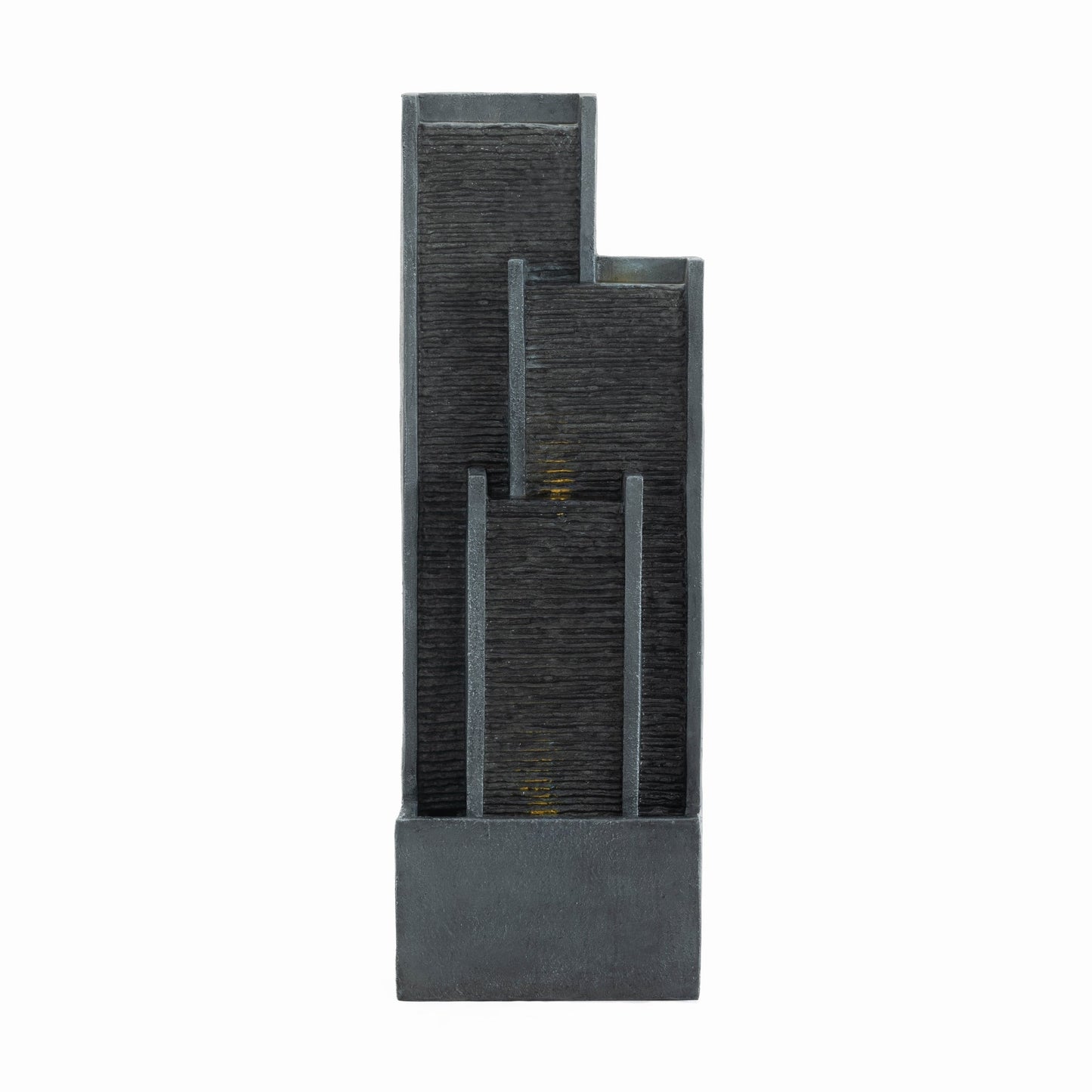40 Inch Modern Outdoor Water Fountain