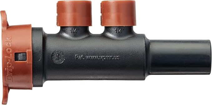 Orbit 67047-1/2" x 1/4" Drip-Lock 2-Port Extension Manifold (20)