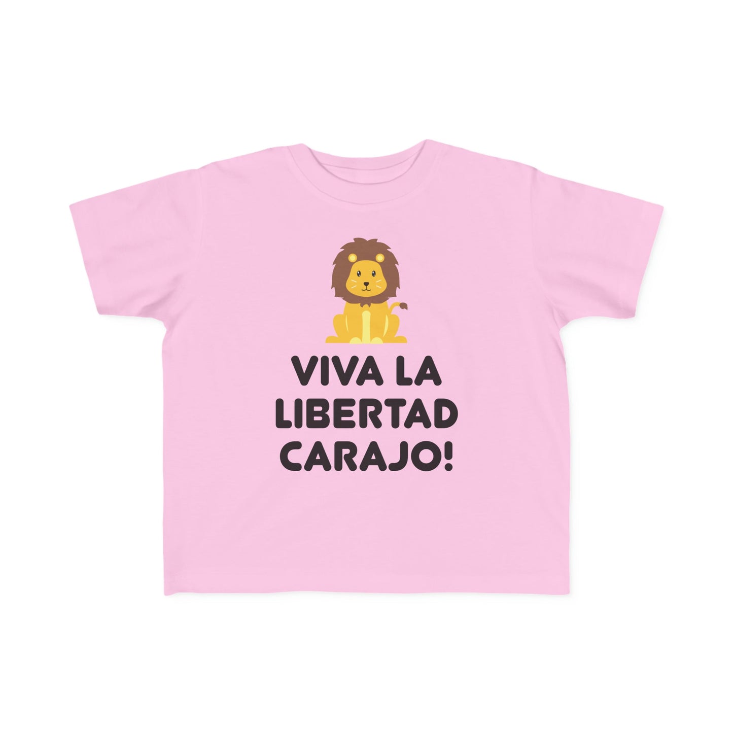 Viva La Libertad Carajo Lion Toddler's Fine Jersey Tee