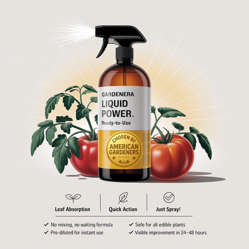 Liquid Power Lettuce Fertilizer Spray – Ready-to-Use Liquid Plant Food Mist for Lettuce – Premixed, Easy Application – Fast-Acting Formula for Growth, Roots & Yield – Indoor & Outdoor Use – 8 oz