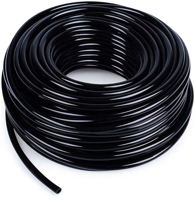 Drip Irrigation kit Plant Watering System Gravity Fed Irrigation Water Drip Setfor Garden Greenhouse Yard Lawn Home or Vacation Use 15M 8/11" Tube 20 Nozzles