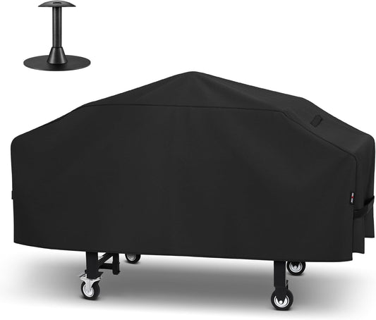Unicook Griddle Cover for Blackstone 36 Inch Griddle Cooking Station, Waterproof Flat Top Grill Cover with Seam Taping and Support Pole, Heavy Duty Outdoor BBQ Cover for Camp Chef, Nexgrill etc