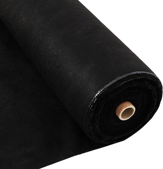 Broadfashion Woven Landscape Fabric 5.8oz, 3 x 300FT Weed Fabric Barrier, Double Layer, Garden Fabric Weed Barrier, Weed Control Fabric Ground Cover, Gardening Mat for Garden Beds, Landscaping