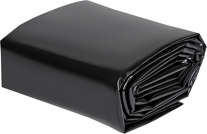 Pond Liners 20 x 25 Feet, Easy Cutting LDPE Pond Liner 20 Mil, High Preformed Koi Pond Liner for Ponds, Streams, Fountains and Garden Waterfall