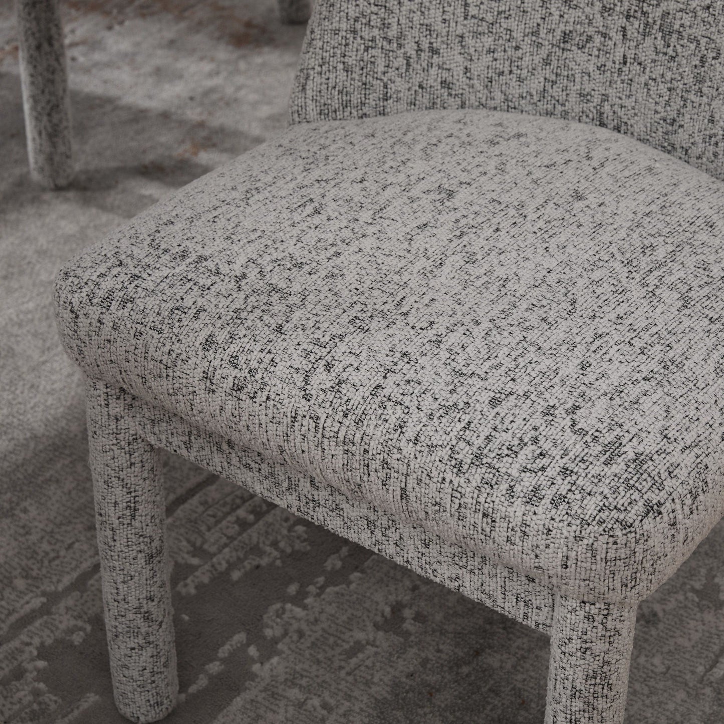 Wide Minimalist Dining Chair