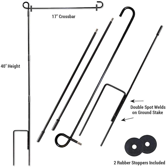 WinCraft Tampa Bay Buccaneers Raise The Flags Garden Flag and Pole Stand Holder