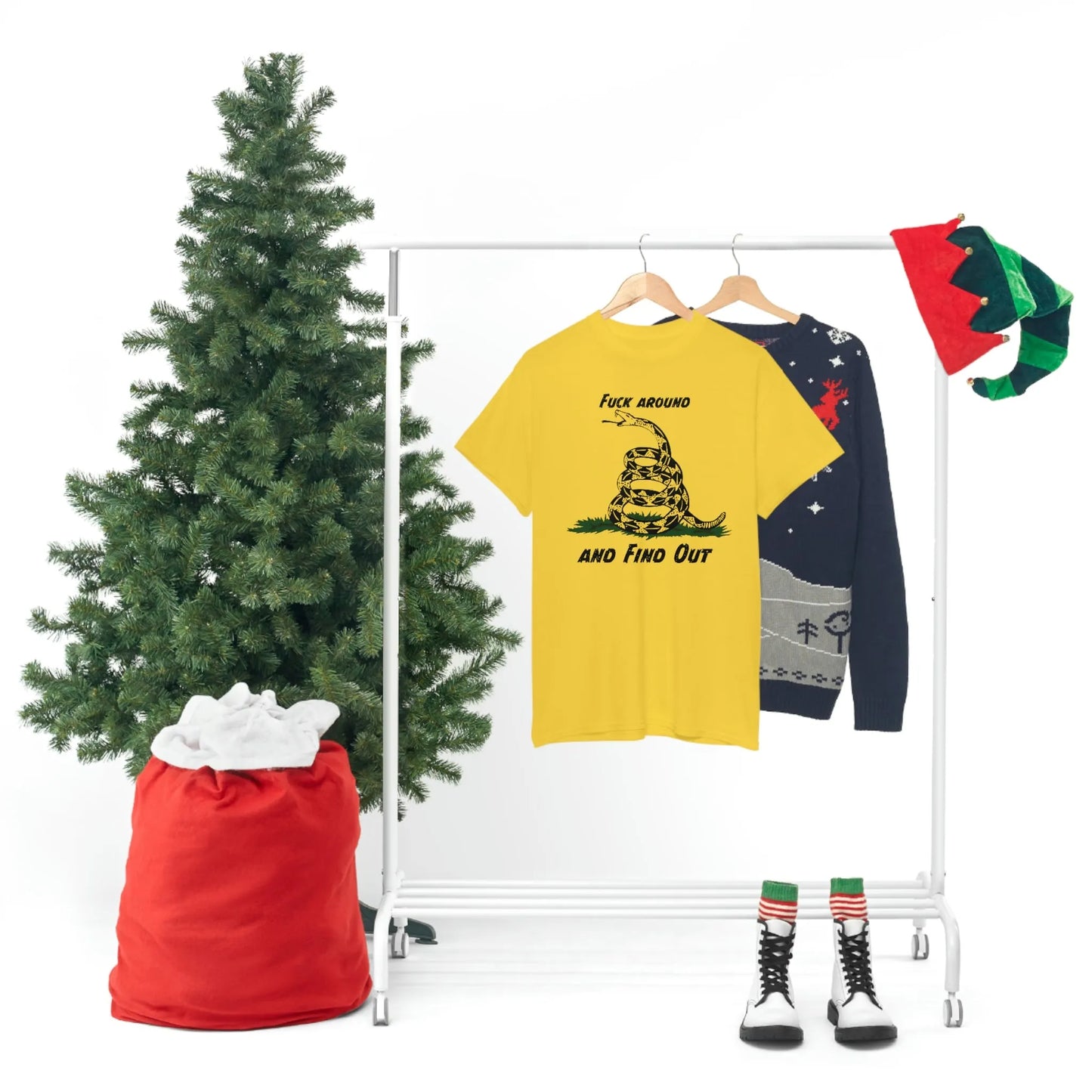 Walton & Johnson: FAFO Gadsden T-Shirt - 4LibertyShop.com