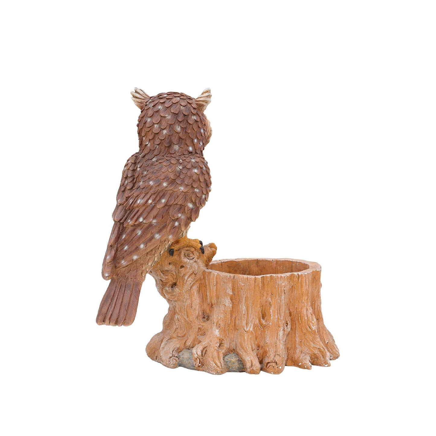 Decorative Owl Garden Planter Pot on Branch