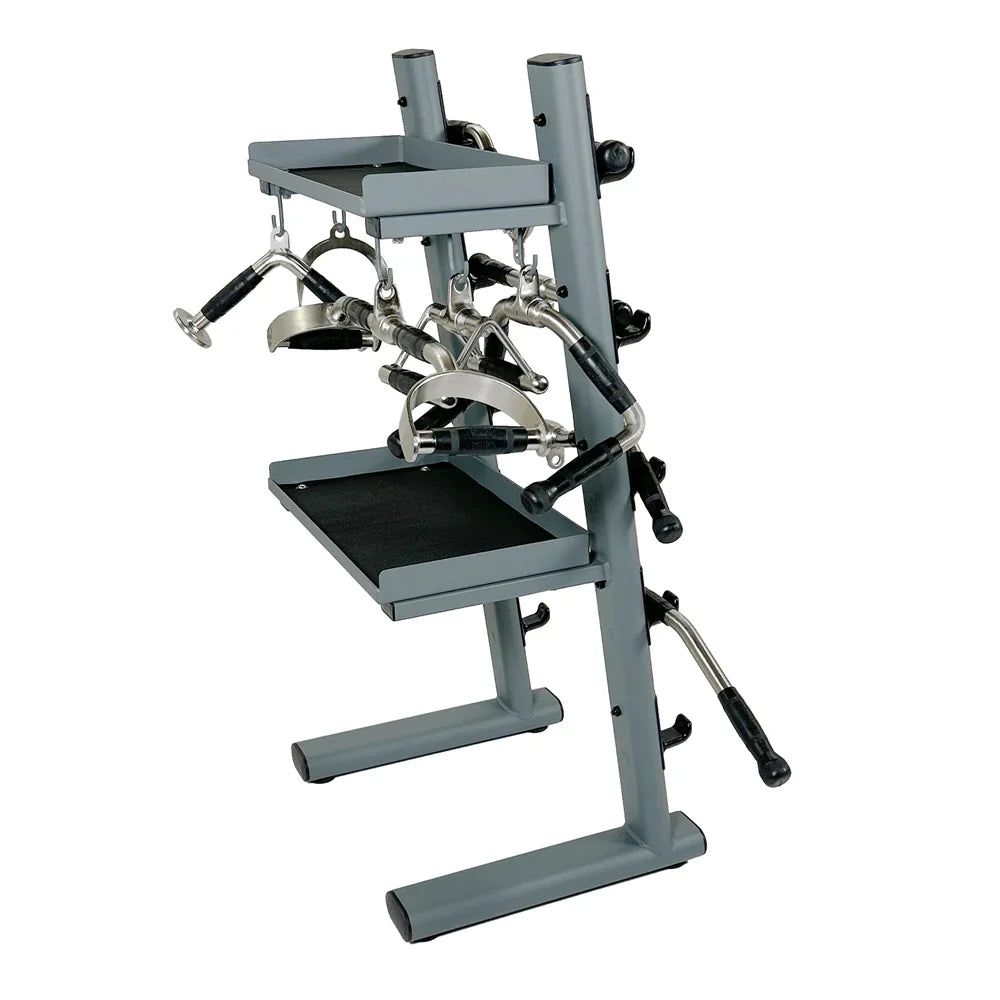 Power Systems Premium Revolving Cable Attachments Bar and Accessory Rack with Attachments