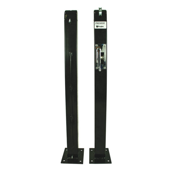 Douglas® Premier Square Surface Mount Tennis Net Posts