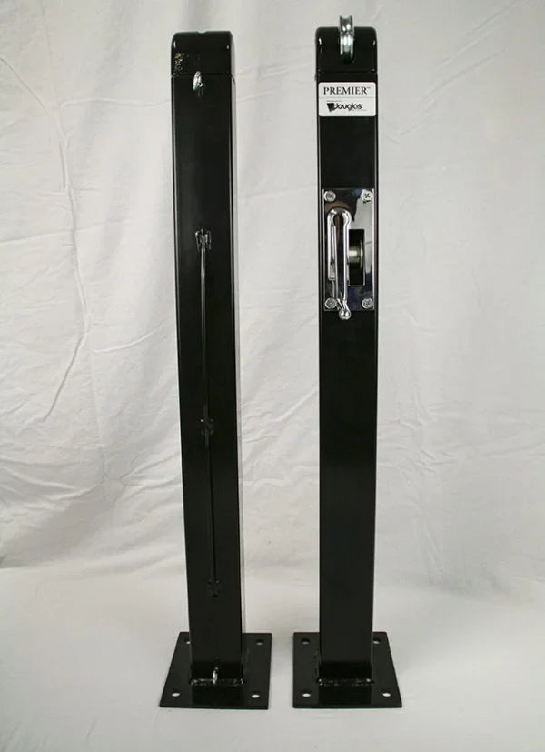 Douglas® Premier™ Square Surface Mount Pickleball Posts