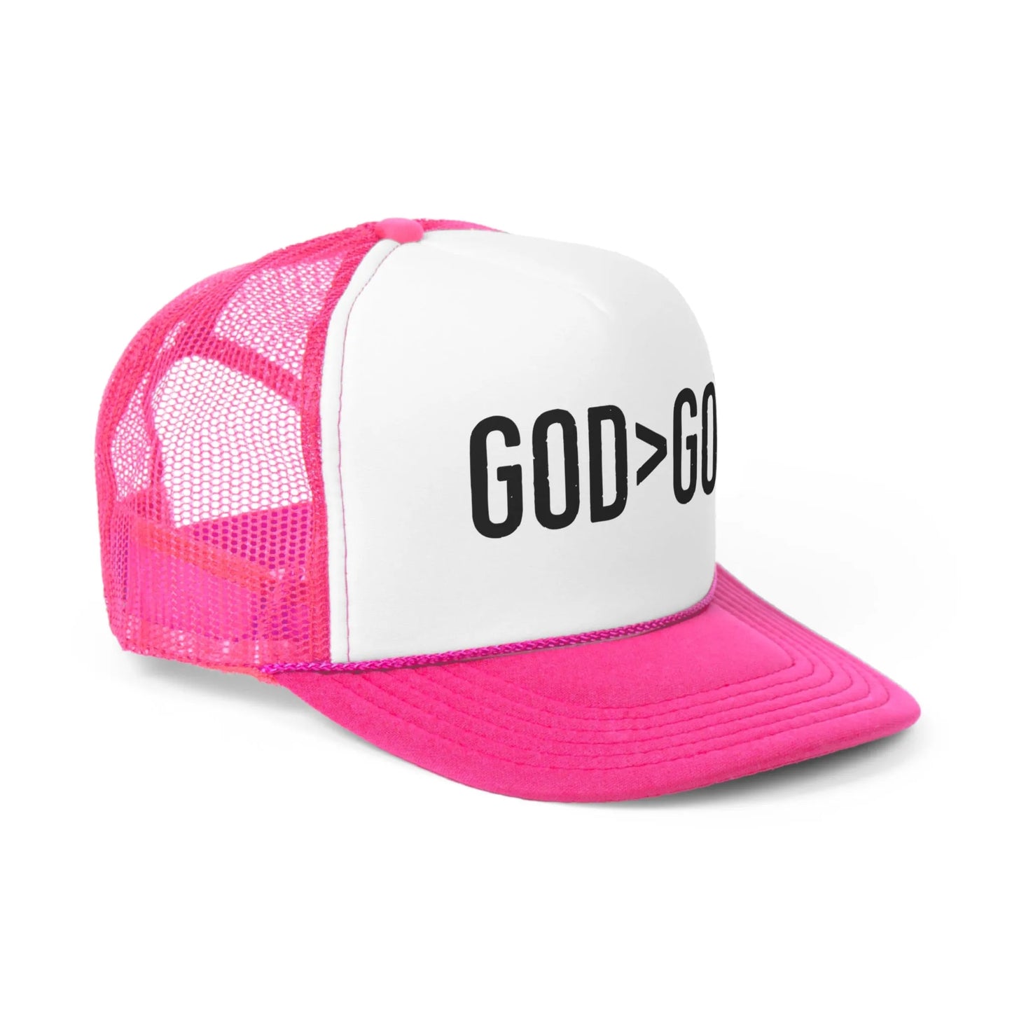 Heavenly Highway Trucker Cap: God Over Government - 4LibertyShop.com