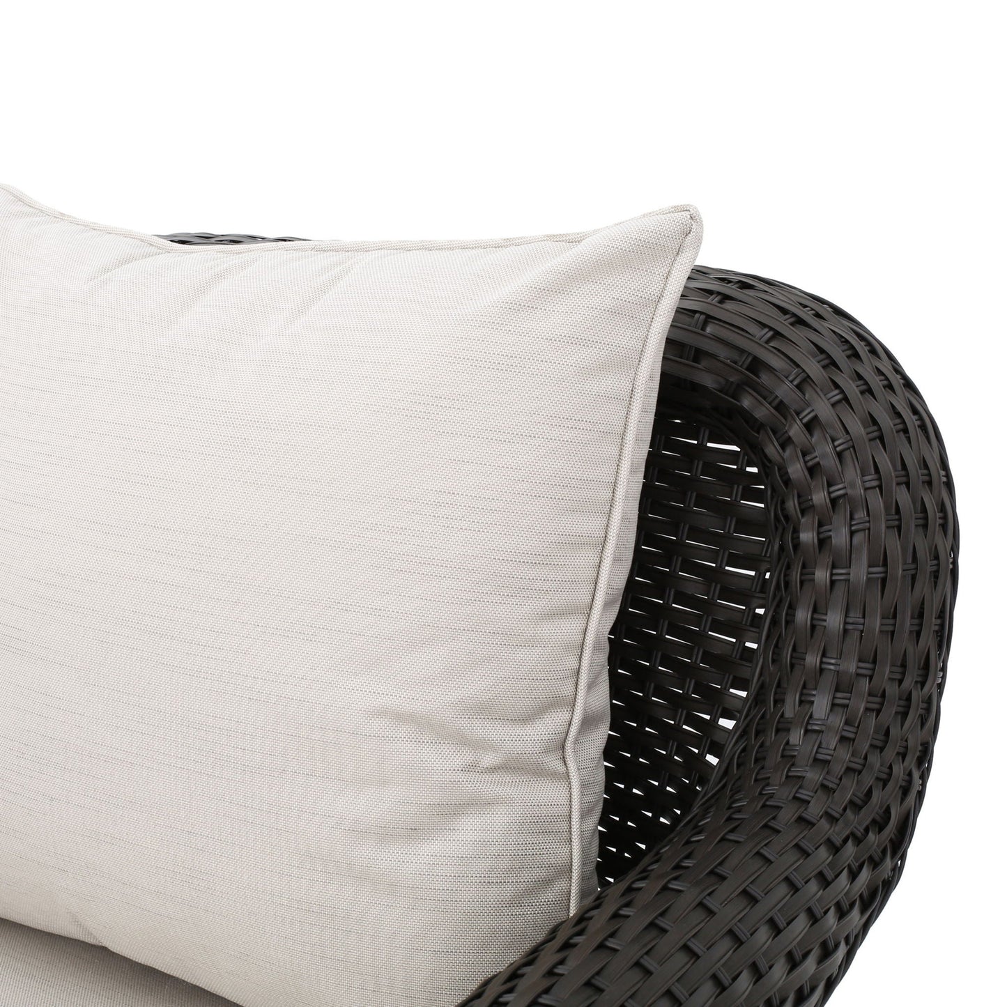 Amaya Outdoor Swivel Rocker Chair with Water Resistant Cushions