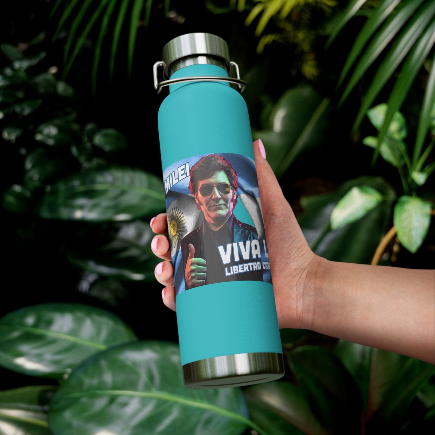 Javier Milei Copper Vacuum Insulated Bottle, 22oz