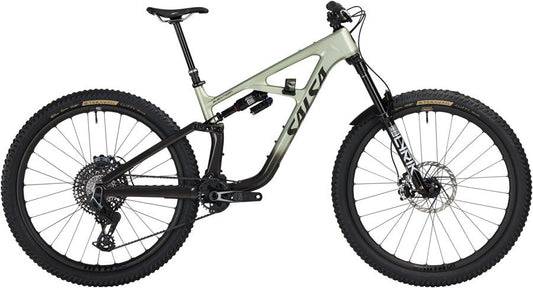 Salsa BLKthorn 145 C X0 AXS Transmission Bike - 29" Carbon CoffeeBLK / Sage Large
