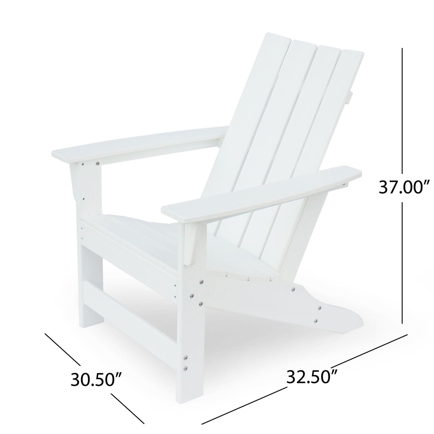 Enigmara Outdoor High Density Resin Adirondack Chair