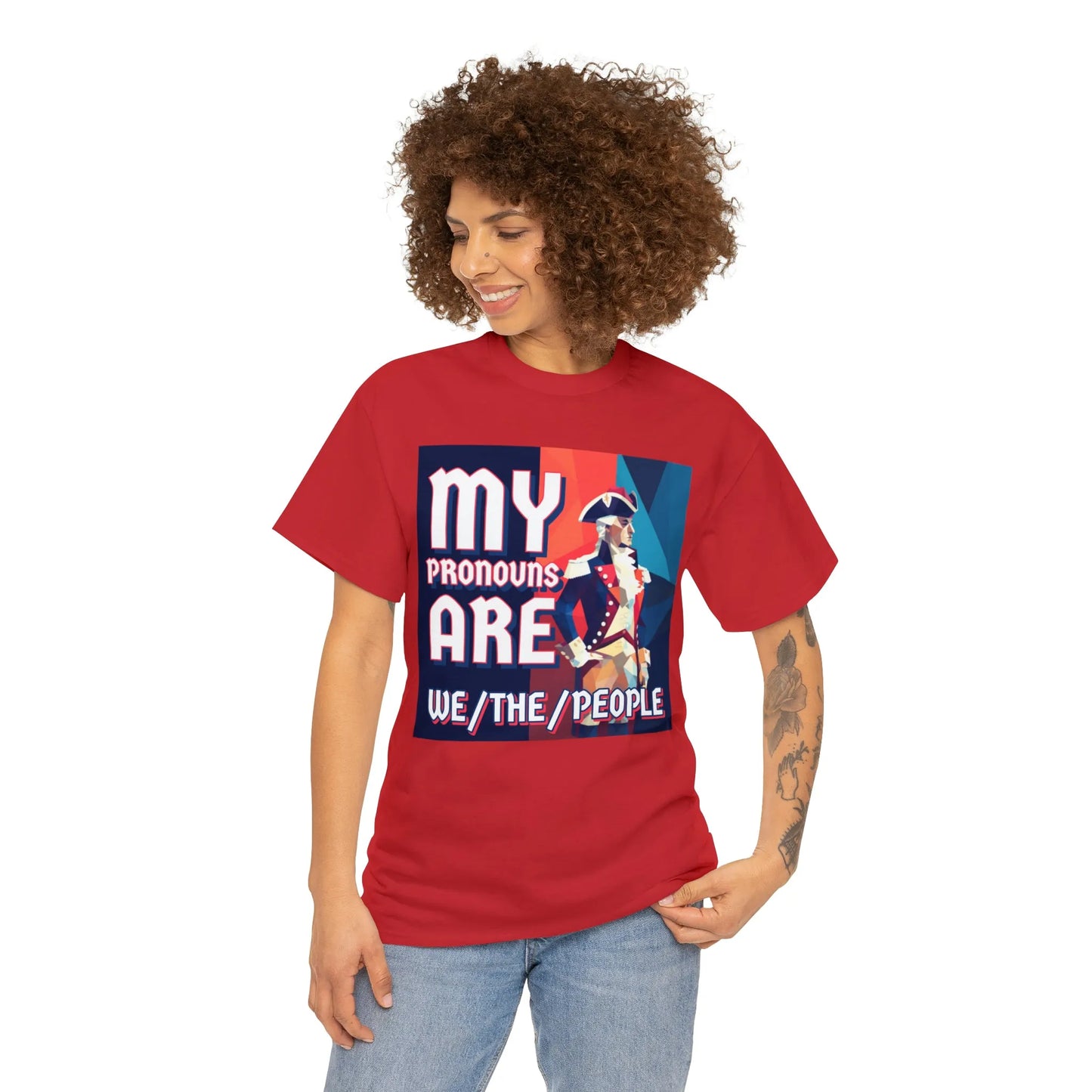 My Pronouns Are We/The/People Unisex Heavy Cotton Tee