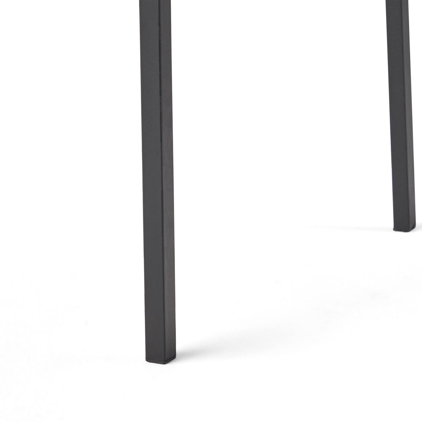 Vermilion Outdoor Dining Chair With Vertical Slat And Wooden Arm