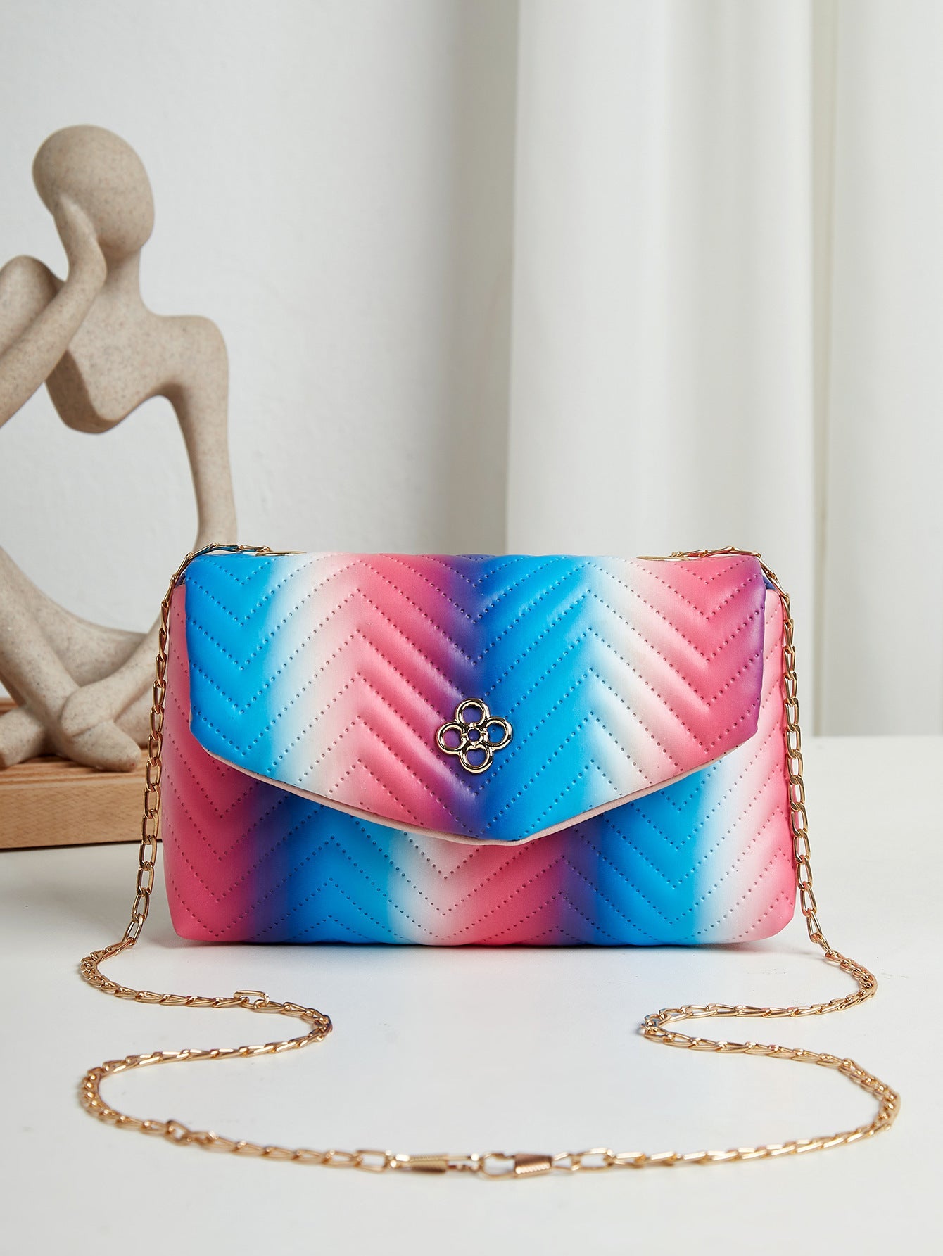 New Contrast Color Polyester Suitable For Portable Travel Lipstick Cosmetics Women's Bag