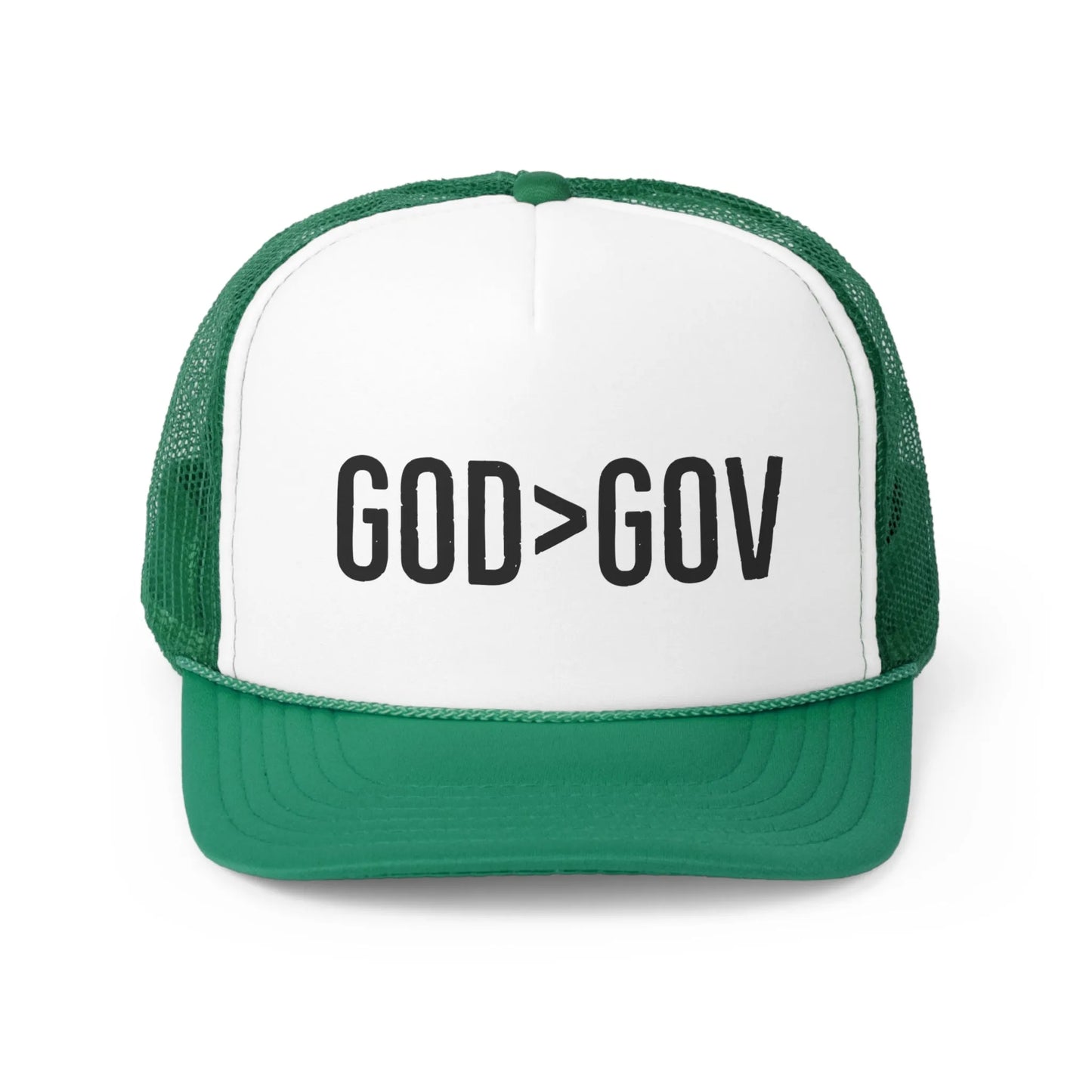 Heavenly Highway Trucker Cap: God Over Government - 4LibertyShop.com