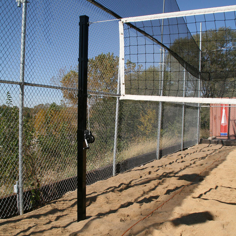 Douglas® Outdoor In-Ground Volleyball Net System with 3" Square Steel Posts