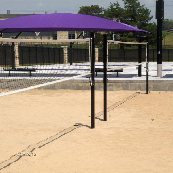 Douglas® Outdoor In-Ground Volleyball Net System with 3" Square Steel Posts