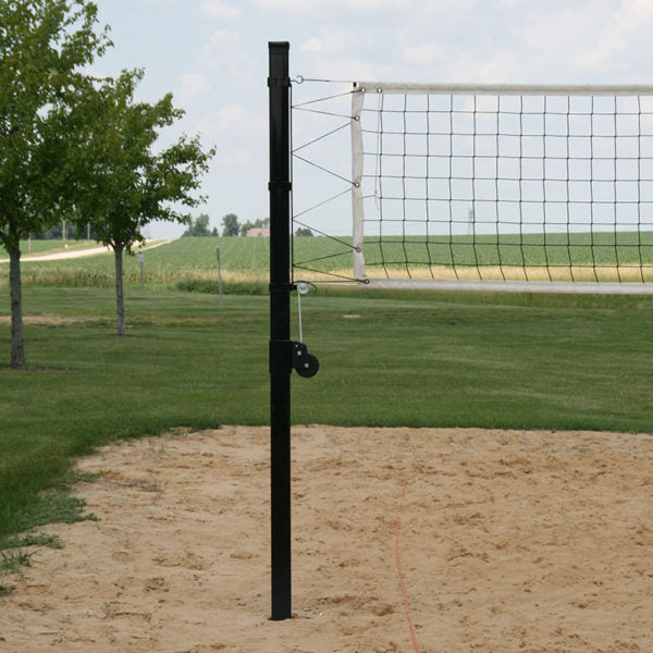 Douglas Outdoor In-Ground Volleyball Net System with 3.5" Square Steel Posts