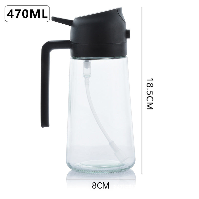 2-in-1 Kitchen Olive Oil Dispenser, Oil Sprayer, Grilling & Picnic Tools