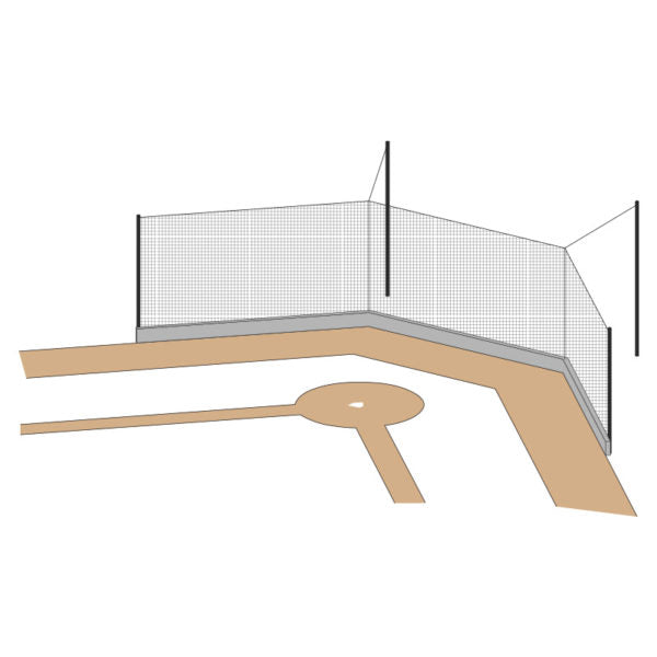Douglas® Suspended Net Baseball Backstop Netting System Kit