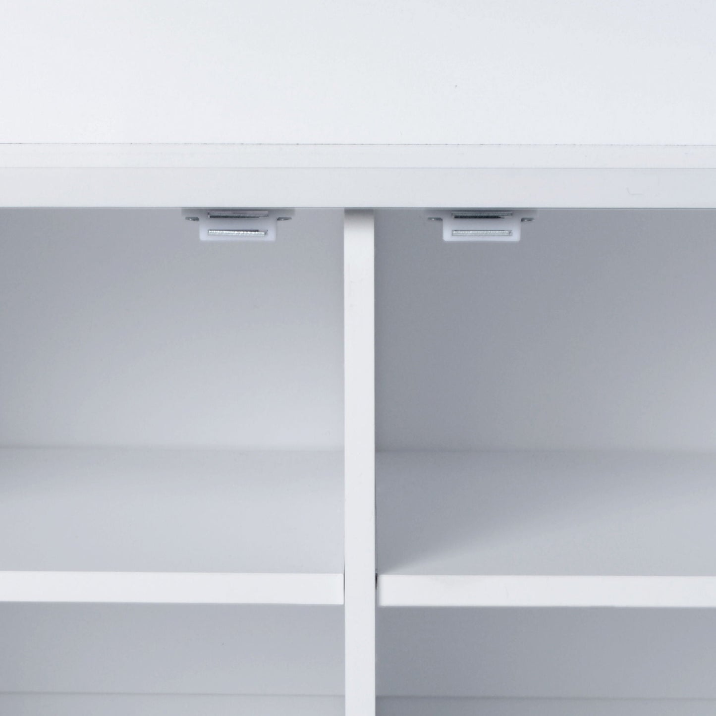 Entryway Bench With Coat Rack, 3 In 1 Design And Adjustable Shelves
