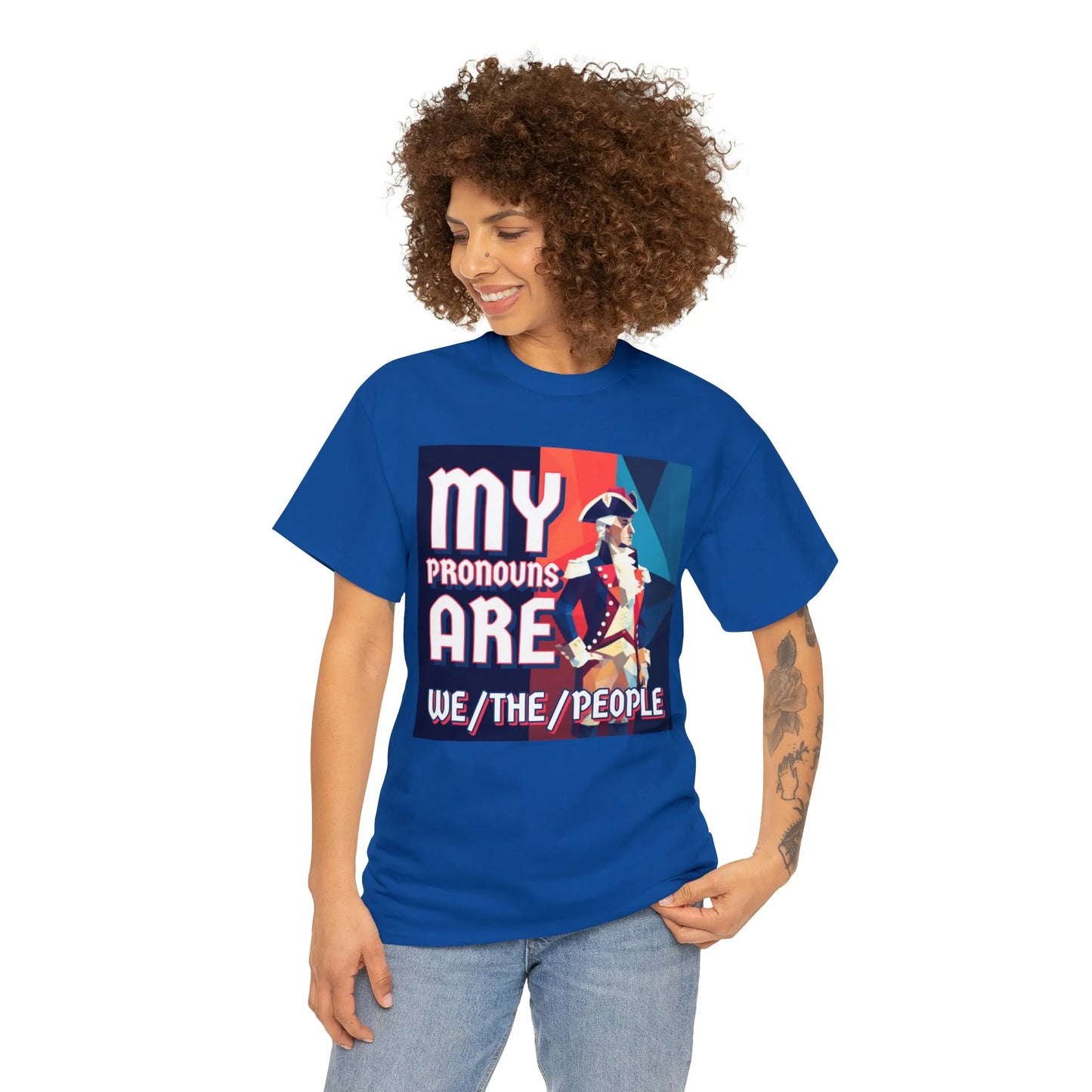My Pronouns Are We/The/People Unisex Heavy Cotton Tee