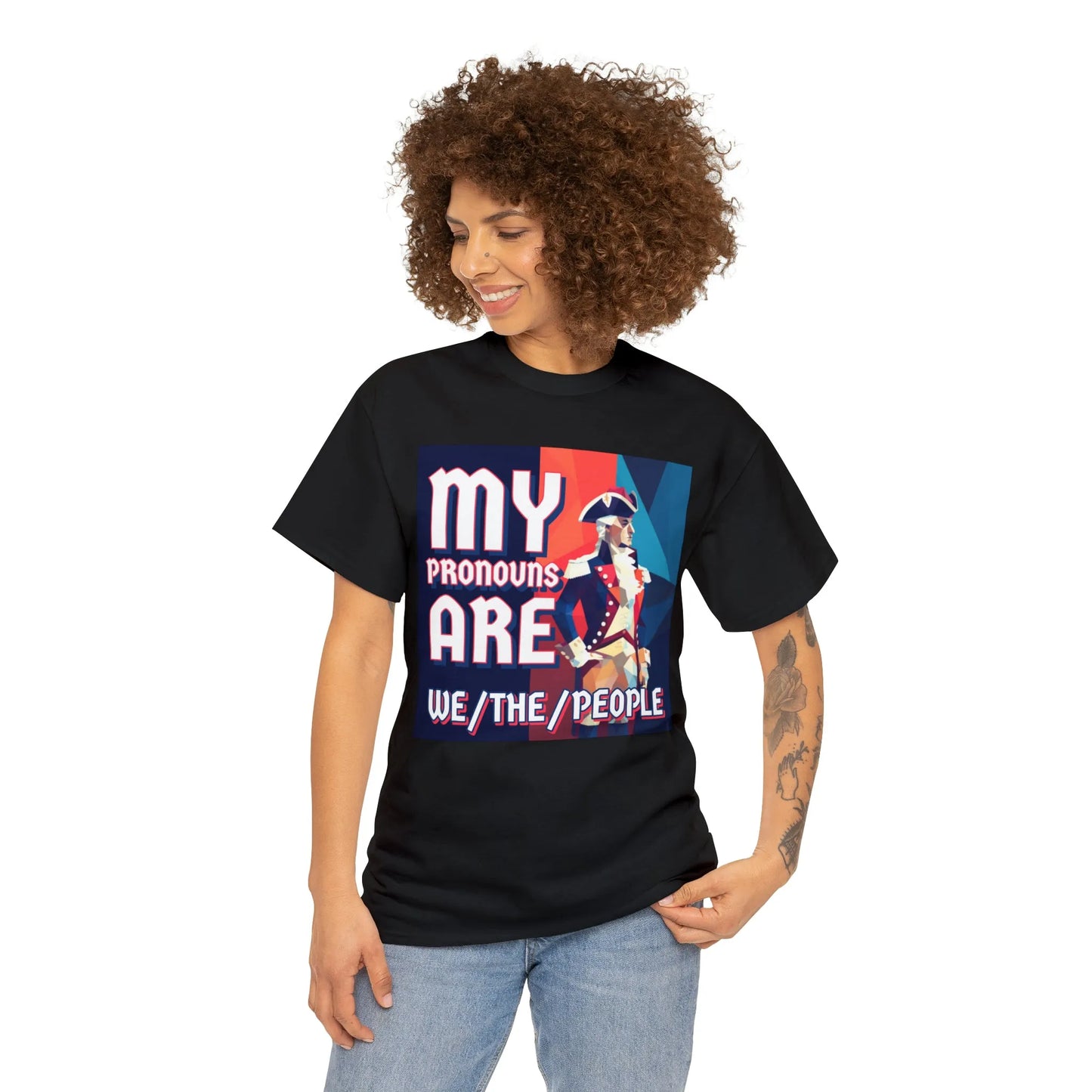 My Pronouns Are We/The/People Unisex Heavy Cotton Tee