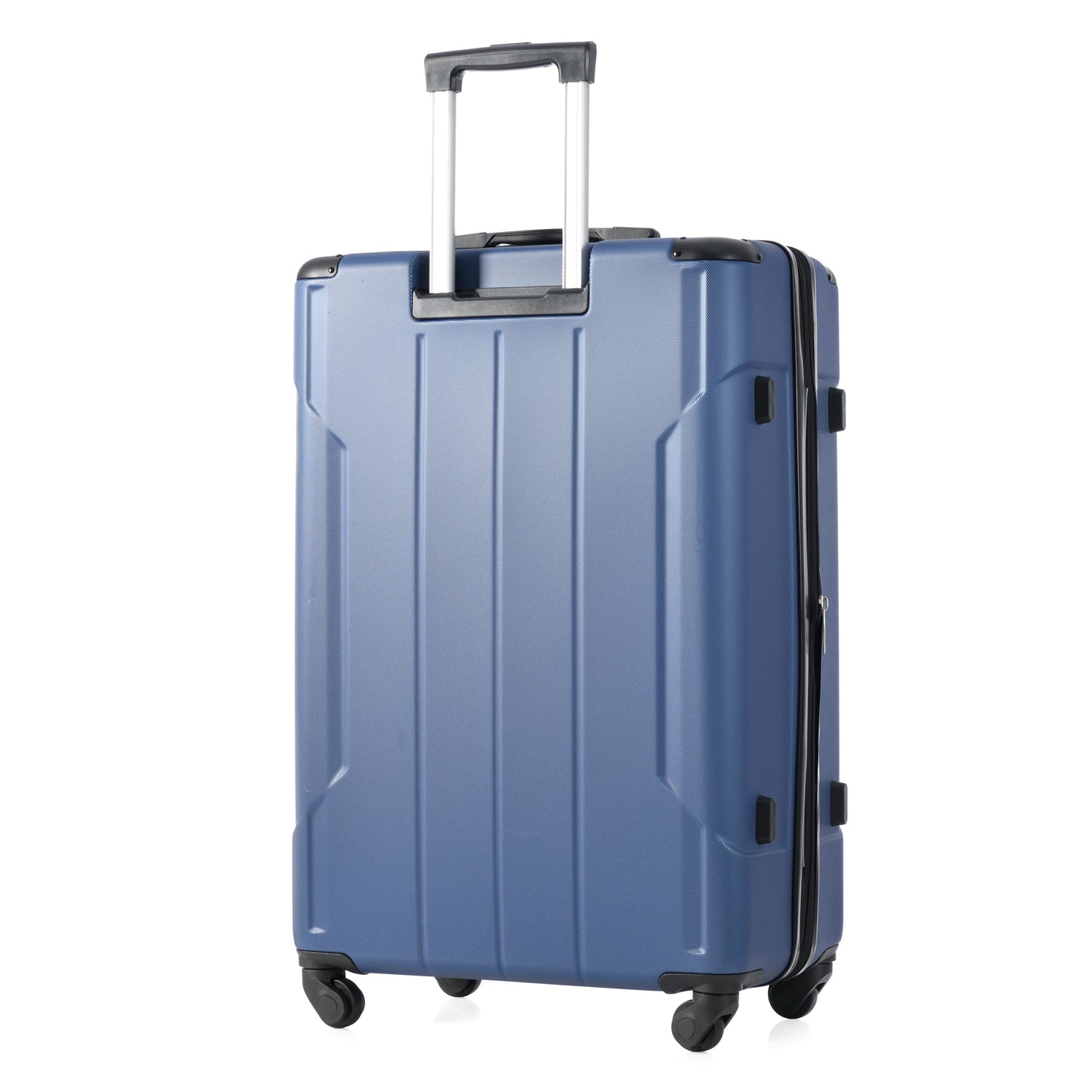 Hardshell Luggage Sets 3 Pcs Spinner Suitcase with TSA Lock Lightweight 20''24''28'' Blue + ABS