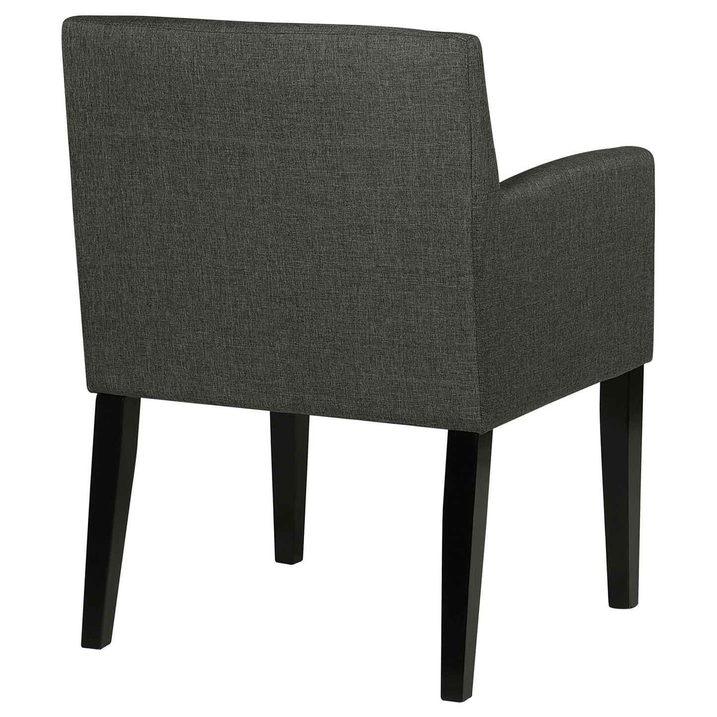 Yorkshire - Upholstered Dining Arm Chair With Cushioned Arms (Set of 2) - Gray